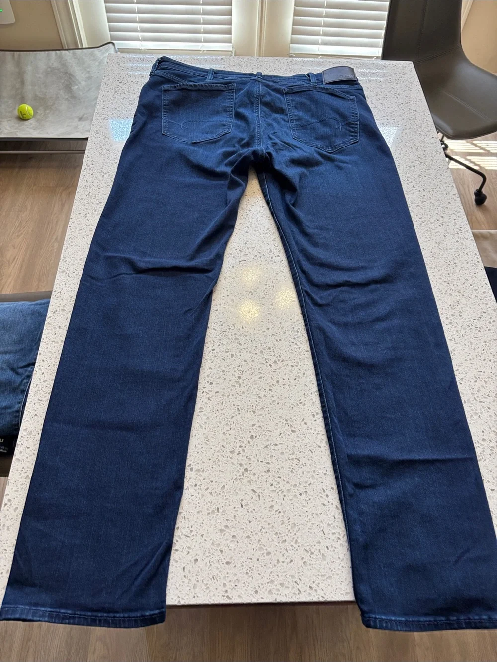 Mavi Men's 38x34 Straight Jeans in Deep Blue Denim